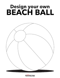Download printable beach ball coloring pages to print for free. Design A Beach Ball Printable Scholastic Parents