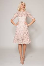 Dusty Pink Boatneck Lace Cocktail Dress Lace Pink Dress Cocktail Dress Lace Lace Dress