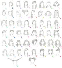I do this automatically almost always now draw the hairstyle of your choice. Easy Anime Hairstyles Drawing Novocom Top