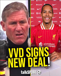 BREAKING! 🚨 Simon Jordan reacts to Van Dijk signing a NEW DEAL at  Liverpool! 📝
