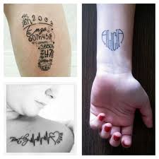 34 Tatouages De Parents Pour Leurs Enfants