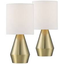 Table Lamps Set Of 2 Under 50 Walmart Com In 2020 Brass Accent Table Table Lamp Table Lamp Sets