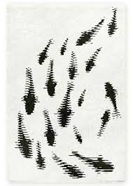 Black And White Illusion Rug Magic Carp Pet When Paired With A Special Table The Fish Look Like They Re Swimming As You Walk Around Them Check Out T Optical Illusions Illusions Design