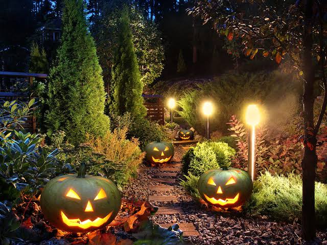 Halloween yard decorations