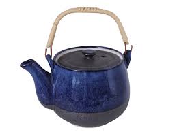 It is approved by tüv. Blended Shades Matte Black And Shiny Blue Japanese Ceramic Teapot