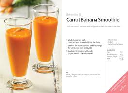 Kuvings Smoothie Juice Recipe Carrot Banana Smoothie With Whole Slow Juicer Cs Smoothie Recipes With Yogurt Juicer Recipes Breakfast Smoothie Recipes