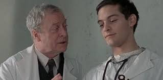 Michael Caine and Tobey Maguire as Dr. Larch and Homer Wells from John  Irving's 'The Cider House Rules'