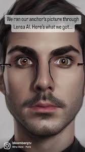 Our anchor Ed Ludlow ran his picture through #LensaAI, here’s what we got