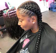 By sharlyn pierr e and shammara lawrenc e Pin Shesoglorious Fw My Page For More Live Pins Two Braid Hairstyles French Braid Hairstyles Braided Hairstyles