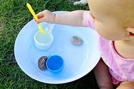 No distribution allowed without express authorization. Baby Play Ideas Starting Out With Water Play