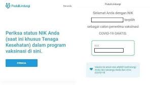 Berikut bagaimana cara mengcek nama penerima banpres umkm melalui eform.bri.co.id login/bpum. Cara Cek Penerima Vaksin Covid 19 Gratis Login Pedulilindungi Id Cek Nik Ini Yang Harus Disiapkan Halaman All Tribunnewsmaker Com