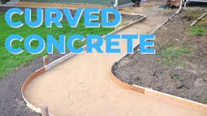 Good for either curvy or straight designs, these bendable strips should be as wide. How To Build Forms For A Curving Concrete Sidewalk 9 Steps
