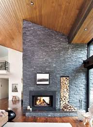 60 Mid Century Modern Living Room Decor Inspirations Midcenturymoderndesign Modern Stone Fireplace Living Room Decor Inspiration Living Room Decor Modern