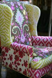 Maybe you would like to learn more about one of these? Love This Fun Fabrics On Wing Back Chair By Sunnydawn Country Living Fair Decor Reupholster