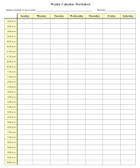 Free Calendar With Time Slots