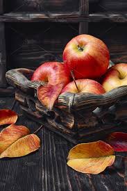 Basket Of Autumn Apples Fruit Photography Fruit Fall Apples