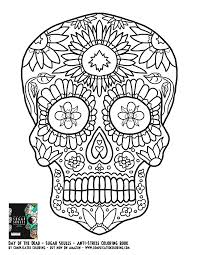 The skulls repres sugar skulls are decorative and edible items created in celebration of the mexican h. Free Printable Sugar Skull Coloring Pages For Adults Coloring Home