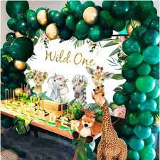 Check spelling or type a new query. 106 Pcs Safari Theme Party Decorations Balloons For Birthday Party Needs Dinosaur Balloonree Jungle Party Balloon Arch Green Balloon Decoration Artificial Tropical Palm Leaves For Jungle Party Birthday Animal Party Safari Theme