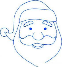 Dessiner Le Pere Noel Etape 4 Dessin Pere Noel Dessin De Noel Facile Visage Pere Noel
