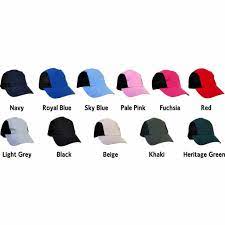 Microfibre Light Weight Cap Hat With Mesh Sides Unisex 12 Colours Available Microfibre Caps Hats Cap