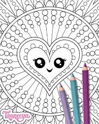 If you can't view or print the coloring sheets, download your free copy of the acrobat reader from adobe.com. Heart Coloring Pages Set Of 10 Printable Coloring Pages By Thaneeya Mcardle Art Is Fun
