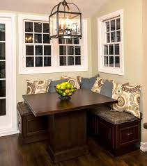 Black leather corner bench breakfast nook dining booth. Corner Kitchen Table Inspirations Corner Kitchen Tables Kitchen Nook Set Breakfast Nook Furniture