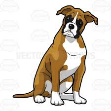 Black And White Boxer Dog Clip Art 20 White And Black Boxer Dog In 2020 Boxer Dog Tattoo Dog Sketch Cartoon Dog