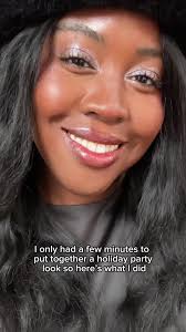 Cyber Diamond + Eyelectric = all you need this holiday season ✨🤩❄️  #halfmagicbeauty #frostymagic #glitterpuck #holidaymakeup @nowletsgetgoing