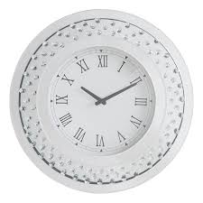 Maybe you would like to learn more about one of these? Acme Lantana Round Mirrored Wall Clock 97043