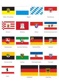 Es soll eine botschaft vermittelt werden. Deutsch Land Flaggen Deutsche Flagge Lernen Wappen Der Bundeslander