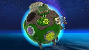 Peach's castle will be back at kingdom as you have defeated bowser three times. Gateway Galaxy Super Mario Wiki The Mario Encyclopedia