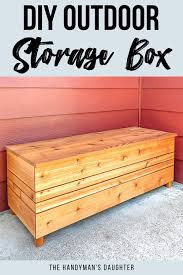 Quickly print your plans or email them to your favorite contractor. Diy Outdoor Storage Box With Plans The Handyman S Daughter