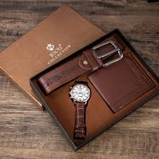 Мъжки подаръчен комплект, добре опаковани часовник + портфейл кожена каишка  набор от най-горещите продажбите творческа комбинация набор от мъжки  часовници 2020 лукс поръчка / Часовници - Evtini-Fabrika.cam