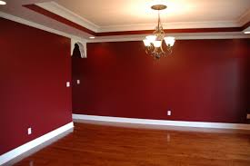 How To Stencil A Wall Dining Room Project Red Bedroom Walls Living Room Decor Brown Couch Red Dining Room