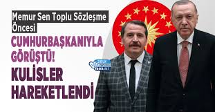 Check spelling or type a new query. Memur Sen Toplu Sozlesme Oncesi Cumhurbaskaniyla Gorustu