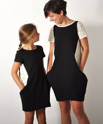 Wer hat nicht schon einmal die entzückenden fotos der stars gesehen, bei denen sich mutter und tochter in einem aufeinander abgestimmten look präsentieren. Ebook Set 85 86 Kantig Kleid Chen Mutter Tochter Kombi Leni Pepunkt