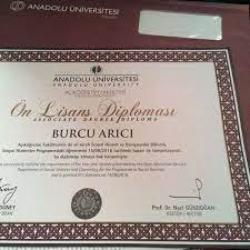 Karamanoğlu mehmetbey üniversitesi diploma örneği. Anadolu Universitesi Diploma Ve Iu Auzef Diploma
