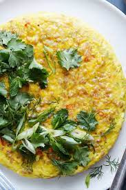 Grain Frittata With Chile Lime And Fresh Herbs Recipe Recipe Fresh Herb Recipes Recipes With Fish Sauce Herb Recipes