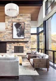 A Modern Home Built Into The Hill Mountain Living In 2020 Mountain Home Exterior Modern Mountain Home Mountain Home Interiors