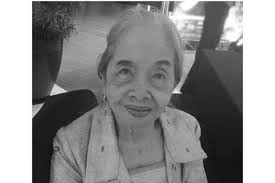 Poet and dramatist Virginia Moreno, 98