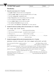 Ingles 1 bachillerato burlington books advantage solucionario students book advantage. Bach Unit 3 Test 2 Cute766