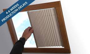 The skylight shade assembly rests on the frame created by the trim angles. Steve S Exclusive Collection Rv Shades Rv Skylight Pleated Shade Steve S Blinds Wallpaper