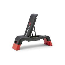 Combining aerobic and strength training, the deck's unique configurable design provides you with total control over your workout. Reebok Deck Step Bench