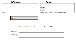 Maybe you would like to learn more about one of these? Ce Qui Change En 2019 Episode 3 Note D Auteur De L Auteur Sans Siret Droit Et Photographie