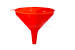 Red Plastic Funnel