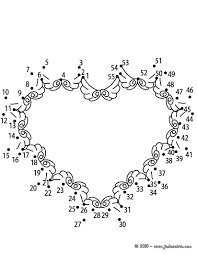 Jeux Des Points A Relier Saint Valentin 2 Coeurs Points A Relier Moyen Kids Wedding Activities Wedding With Kids Wedding Activities