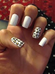 Black And White Cheetah Print Nails Miss W S Misswahab Photo Beautylish Cheetah Print Nails Leopard Print Nails Squoval Nails