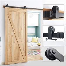 Prix porte coulissante sur rail. Kit De Rail Pour Porte Coulissante De 244cm Akalnny Avec Acier Systeme Stable Portes Achat Prix Fnac