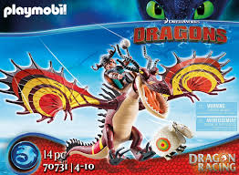 Playmobil Dragon Racing: Snotlout and Hookfang : Toys & Games