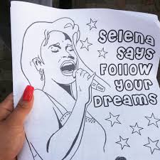 640x640 selena quintanilla drawing selena quintanilla. Simply Selena Perez Coloring Book At Fiesta De La Flor